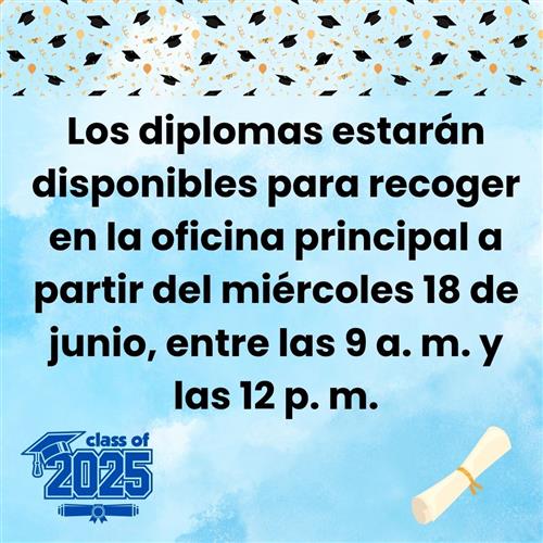 Recoger diplomas