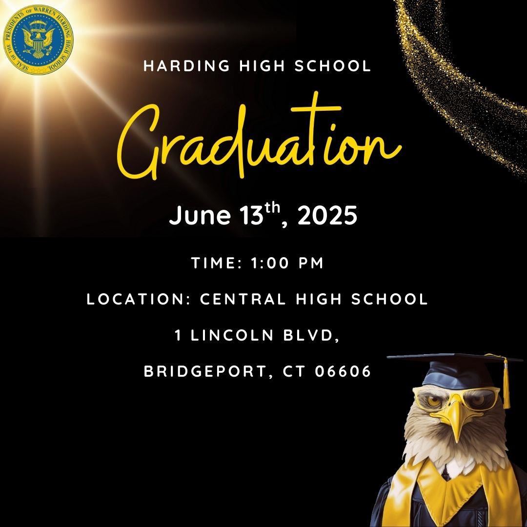 Graduation June 13 at 1pm at Central High