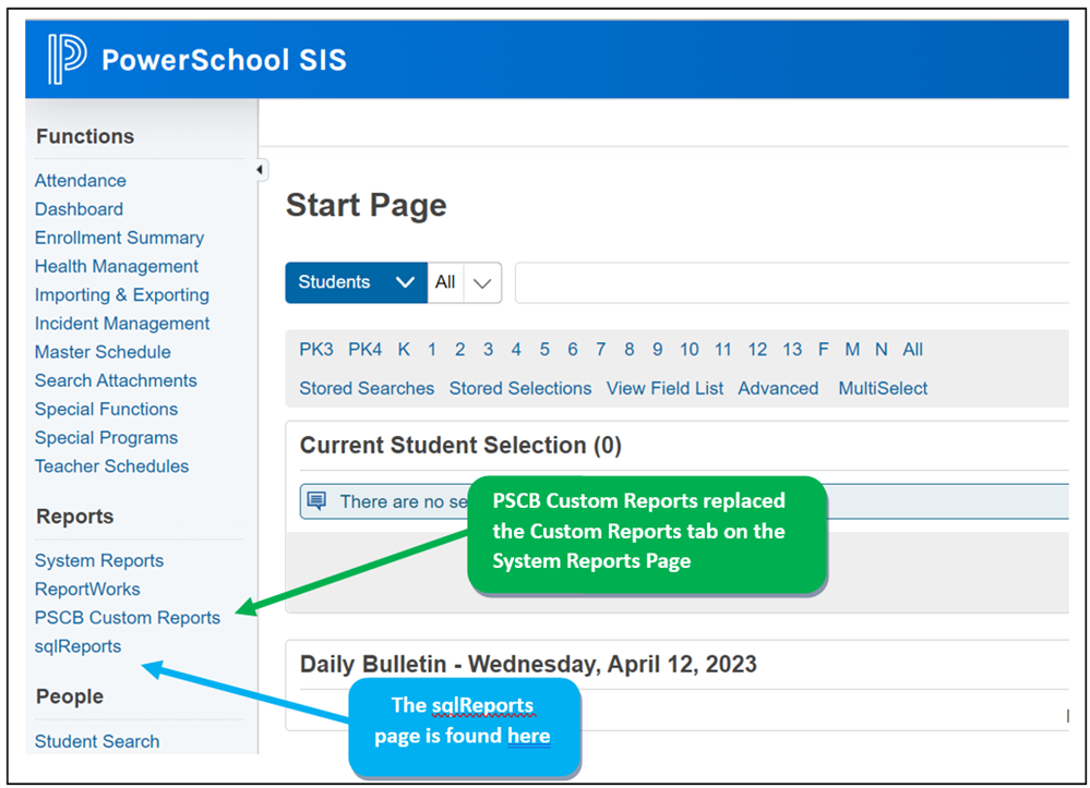 For Admins In PowerSchool For Admins In PowerSchool