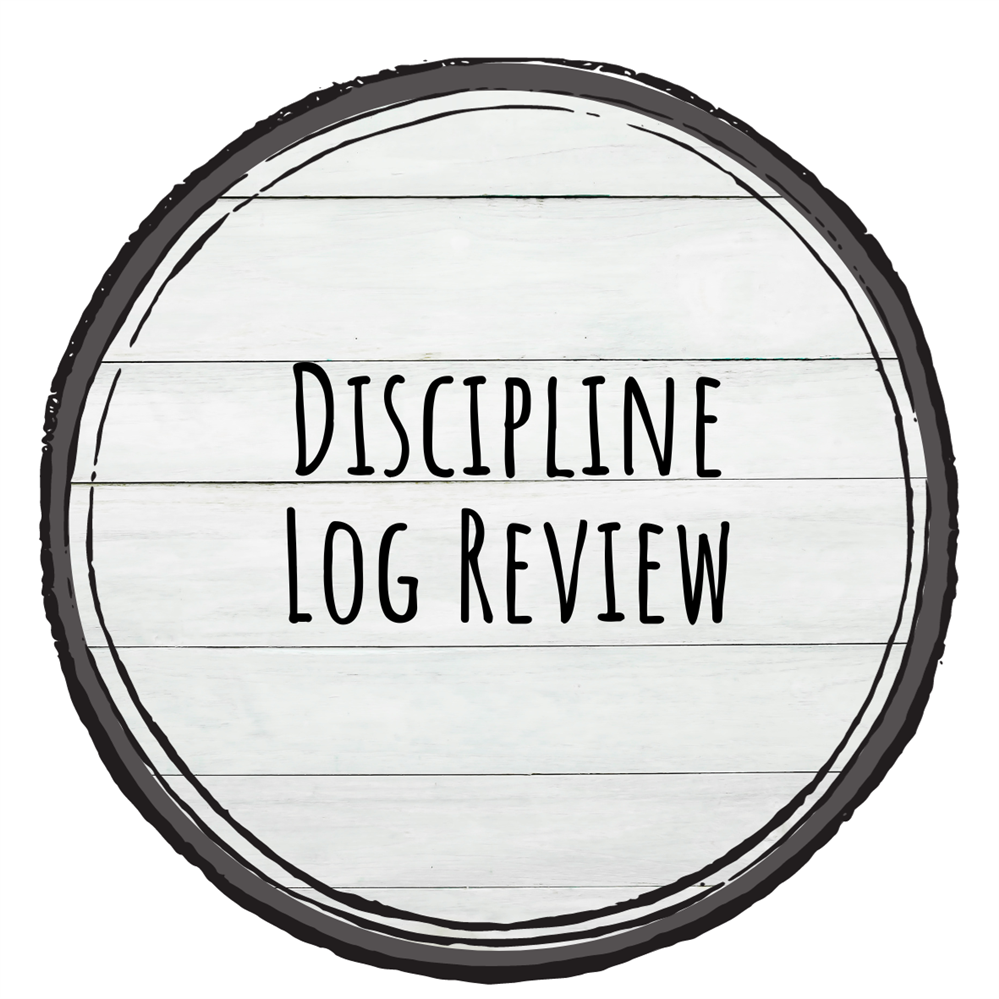 Discipline Log Review