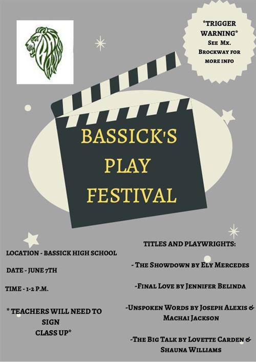 Bassick's Play Festival