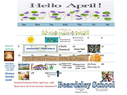 April Calendar