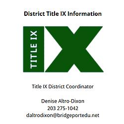 District Title IX Information